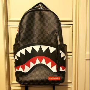 SPRAYGROUND CHECKERED SHARK IN PARIS BACKPACK
